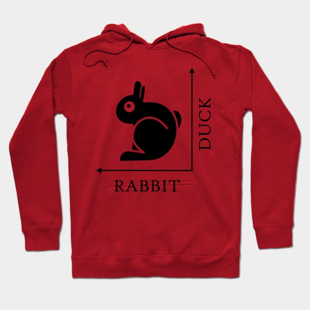 Duck Rabbit Illusion Hoodie by Taylor'd Designs